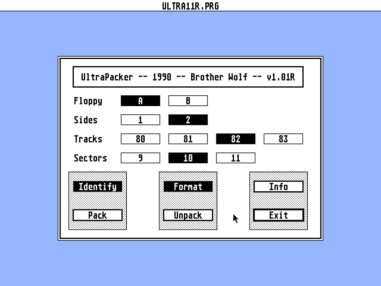 UltraPacker atari screenshot